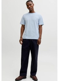 Resim Jack & Jones Jprblualves Erkek Tişört 12276801 A.mavı 