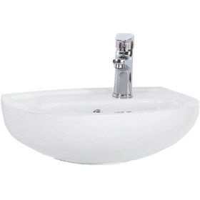 Resim Creavit 30 x 45 CM Oval Duvara Monte Lavabo TReal Stone P031 