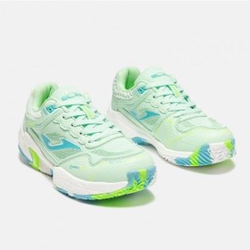 Resim Joma Jslams2602om Slam Jr Tenis Ve Padel Ayakkabısı Çocuk - Yeşil/turkuaz 