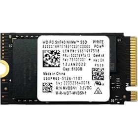 Resim WD SN740 512GB M.2 NVME 22x42 SSD 