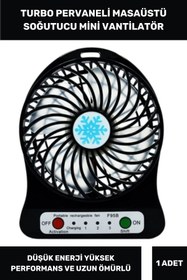 Resim Thriftbuds Özel Üretim Sessiz 3 Kademeli Usb Şarjlı Taşınabilir Mini Fan Pervaneli Soğutucu Küçük Vantilatör 