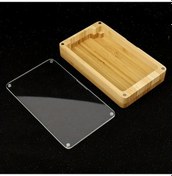 Resim Gaojunshop01 Analogue Pocket Saklama Kutusu Manyetik Sarı Ahşap Sert Kılıf Konsol Koruma 