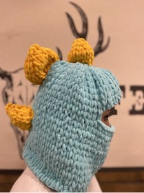 Resim KnitBee Kar Maskesi , Balaklava , Balaclava , Dinozor Model 
