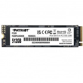 Resim Patriot P320 512GB 3000/2200MB/s NVMe M.2 SSD Disk 
