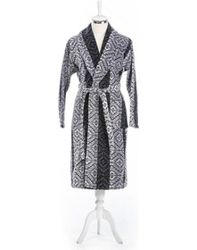 Resim Özdilek Hawai Tapetto Kadife Şal Yaka Bornoz S/m Beden 334250 Gri 