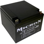 Resim Micron 12V 26 Ah Mıcron Kuru Bakımsız Akü 
