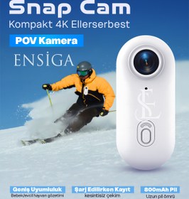 Resim EN SİGA Mini Aksiyon Kamerası 1080p Hd Spor Kamerası, Dijital Görüntü Sabitleme, Otomatik Pozlama 