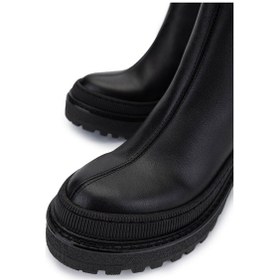 Resim Tamer Tanca Kadın Hakiki Deri Siyah Casual Bot 945 4323 Bn Bot Sk24-25 Sıyah Siyah 