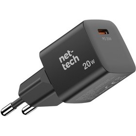 Resim Nettech Nt-hch11 20w Pd 3000 Mah Şarj Aleti Siyah 