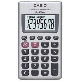 Resim Casio HL-820VA-W 8 Hane Beyaz Cep Tipi Hesap Makinesi 