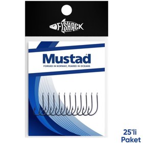 Resim Olta İğnesi - Mustad - 2300 - Lacivert - No: 10 (25'li Paket) 