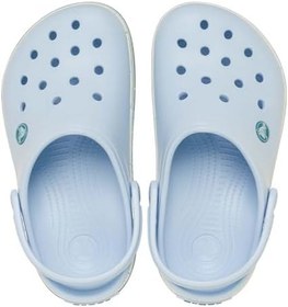 Resim Crocband Clog K Benekli Bantlı Mavi Çocuk Terlik 
