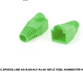 Resim C.Speeds Lıne Ag-Rj45-Klf Rj-45 100Lü Yeşil Konnektör Kılıfı 