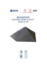 Resim Deltalife Elektrikli Sinek Öldürücü Yapışkan Plakalı Uv Lambalı Ap-115 