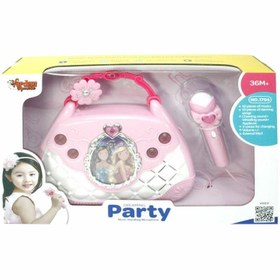 Resim BAO-1706 Mikrofonlu Mp3 Çalar Parti Müzikleri El Çantası-Vardem 