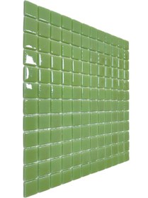 Resim MozaiKristaL Yaşam Alanlarının Tüm Yüzeyleri Için Açık Yeşil Cam Mozaik. ( 1 Paket = 0.5 M2 Fiyatıdır ) 