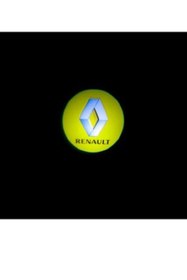 Resim fırsatlar burada Renault 2 Adet Araçları Için Pilli Yapıştırmalı Mesafe Sensörlü Kapı Altı Led Logo / Projektör 