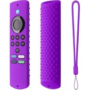 Resim Fosenze 2021 Amazon Fire Tv Stick Lite Tv Kumanda Kılıfı - Dayanıklı Silikon, Kolay Kullanım, Mor Set 