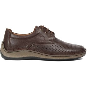 Resim Celal Gültekin Erkek Kahverengi Bağcıklı Deri Ayakkabı 