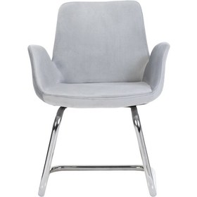 Resim Markaelz Krom Metal Ayaklı Bekleme Koltuğu Pescado Gri 