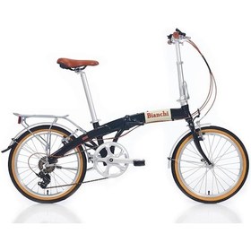 Resim Bianchi Vintage Katlanır Bisiklet Siyah 