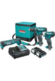 Resim Makita Clx302ax4 Vidalama Ve Raspa Set 10.8v 2.0ah 