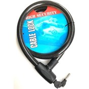 Resim LOCK Motosiklet Kilit 25x1500 Çelik Halat Kilit 1.5 Metre 