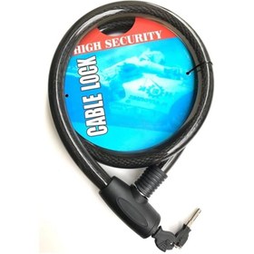 Resim LOCK Motosiklet Kilit 25x1500 Çelik Halat Kilit 1.5 Metre 