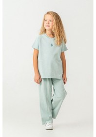 Resim U.s. Polo Assn. Kız Çocuk Yeşil Pijama Takım 5274-49913 Yeşil 