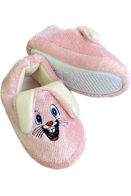 Resim Gob London Çocuk Peluş İçi Tüylü Yumuşak Rahat Kaydırmaz Panduf Ev Ayakkabısı Kreş Ayakkabısı Unisex Kız Erke 