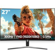 Resim Gamepower Vivid V80 27'' 0.5 MS 300 Hz Curved RGB Full HD Gaming Monitör 