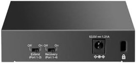 Resim TP-Link LS105GP | 5-Port Gigabit PoE+ Switch | 65W PoE Bütçesi, 250m İletim, Tak ve Çalıştır | Fansız, Sessiz Metal Kasa | IP Kamera & AP Uyumlu Ağ Anahtarı 