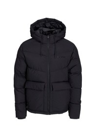 Resim Feminist Siyah Logo Baskili Kapüsonlu Puffer Mont 77724k12238849.01 Siyah 