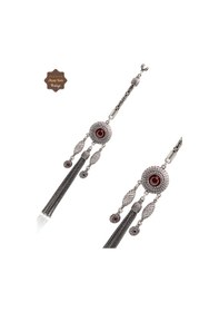 Resim Ay Yıldız Süpürge Model 925 Ayar Gümüş Tesbih Püsükülü 201024969 