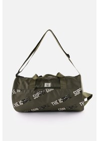 Resim İcone Bag Unisex Spor Çanta Silindir Model, Baskılı, Ön Ve İç Cepli, Yan Saplı, Ayarlanabilir Omuz Askılı Haki 