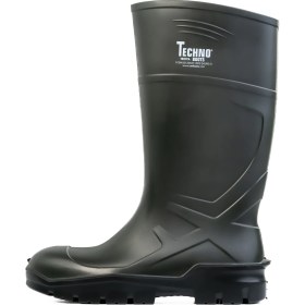 Resim O4 Yeşil Korumasız Poliüretan Çizme - Techno Boots 