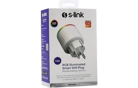 Resim Mabeyn S-Link Swapp Sl-03 16A Akım Korumalı Akıllı Priz Rgb Işıklı 2.4 G Wifi Tuya Destekli 