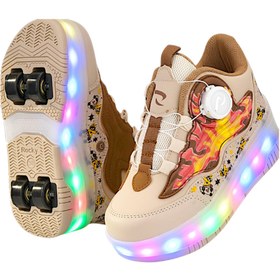 Resim sepona PATENLİ IŞIKLI SPOR AYAKKABISI 4 TEKERLEKLİ PATEN – ON/OFF Tuşlu 