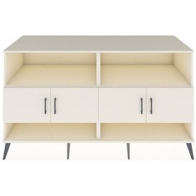 Resim Kronos Konsol 4 Raflı 4 Kapaklı 176x59x99 Aytaşı-aytaşı/çam Aytaşı-aytaşı/çam 