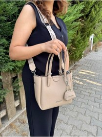 Resim Just Polo Kadın Kum Yeni Sezon 3 Bölmeli Yumuşak Deri Lüks Ve Şık Dokunuş El & Omuz Çantası Shoulder Bag 