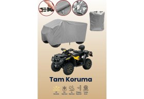 Resim Dokaca Gri Can-Am Xt 800 Ar Atv Brandası, Atv Koruyucu Örtüsü 