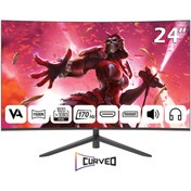 Resim Npc MD240K-V181 24 inç 170Hz 1MS FULLHD WLED Speaker 1500R Curved VA Oyuncu Monitörü 