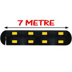 Resim İlgi Trafik Hız Kesici Kasis Ankara Kauçuk Kasis Hız Kesici Yol Kasisi Kauçuk Şaseli 7 Metre (50x40 cm) 