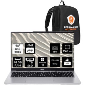 Resim ACER Aspire Lite i7 12650H 48GB DDR5 1TB SSD 15.6" FHD W11H Dizüstü Bilgisayar & PER4 Çanta 