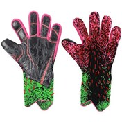 Resim Kaleci Eldivenleri Su Geçirmez Kaymaz Yetişkin Çocuklar İçin Futbol Kaleci Eldivenleri Kırmızı 