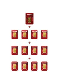 Resim Nadir Gold 24 Ayar 17 Gram Külçe Altın 1 Adet 5 Gram Külçe Altın + 12 Adet 1 Gram Külçe Altın 