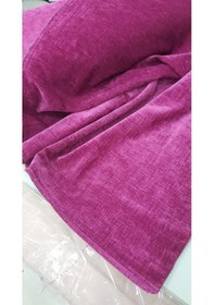 Resim Döşemelik Kadife Şönil Fuşya Kumaş 