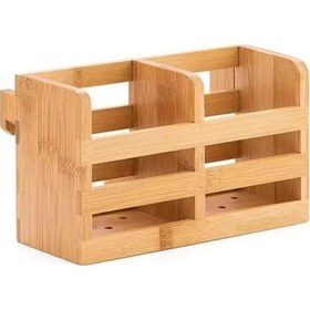 Resim Mien Dayanıklı Bambu 2 Li Kaşıklık -889 Kahverengi 