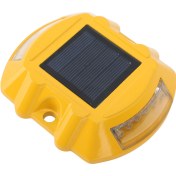 Resim Yaleker Alüminyum Gökkuşağı Yol Tırnak Lambası, Güneş Enerjili, Otomatik Işık Kontrolü, Ip68 Su Geçirmez, 800m Görünürlük, Sarı Işık 