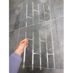 Resim Piktura Tuğla Taş Stencil Şablon Kalın Malzeme Rölyef Pasta, Saten Alçı, Dekoratif Sıvaya Uygun Loft-2 Model 
